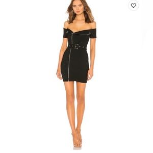 SUPERDOWN REVOLVE TERRI MOTO Buckled Mini Dress